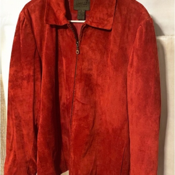 Red Suede Jacket - Picture 1 of 2